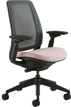 Steelcase Series 2 Office Chair, Air Back, Carpet Casters, Era, Pink Lemonade - £723.27 GBP