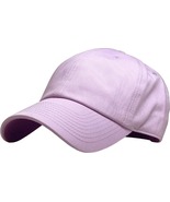 Lavender Solid Plain Washed Dad Hat Cotton Polo Style Baseball Ball Cap New - $19.99