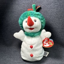 TY Beanie Baby SNOWGIRL the Snowman Stuffed Animal Toy Plush New Retired - £3.91 GBP