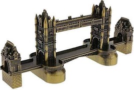 Antique Decor The Famous London Bridge Monument Showpiece Metal 25 cm, Gold - £27.05 GBP
