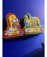 The Simpsons Trivia Game &amp; HOMER&#39;S TRIVIA GAME Collectible Tin With Post... - $19.79