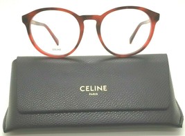 New Celine Paris Cl 50028I 055 Matte Red Tortoise Authentic Eyeglasses 52-19 - £178.96 GBP