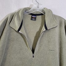 Patagonia Capilene Men XL Moss Green 1/4 Zip Pullover Micro Fleece Jacket - £26.12 GBP