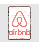 Airbnb Logo Metal Plaque Poster Wall Decor Living Room Mural Tin Sign Po... - $34.24 CAD+