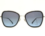 CHANEL Sunglasses 4277-B c.135/S2 Silver Cat Eye Crystal Frames with Blu... - $233.53