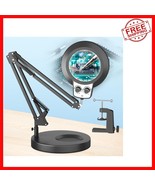 Hands-Free 12X Magnifying Glass &amp; LED Light with 360° Rotation for Crafts - $1,064.44 MXN