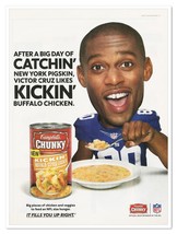 Campbell&#39;s Chunky Soup NFL New York Giants Victor Cruz 2012 Print Magazi... - $9.70