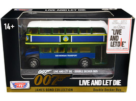 Double Decker Bus San Monique Transport James Bond 007 Live Let Die 1973 Movie J - £34.75 GBP