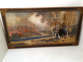 Magnificent Large R. Atkinson Fox Framed Lithograph, Ca. 1920, Beautiful! - £118.56 GBP