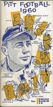 1960 Pitt Panthers Football ORIGINAL Media Guide John Michelosen - £38.82 GBP