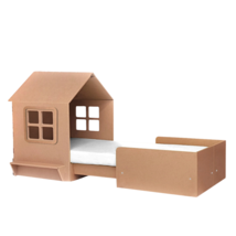 Cardboard Bed for children HOUSE - unprinted Set 10 pcs. - £177.57 GBP