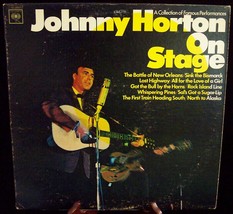 1966 Columbia mono LP #CL-2566 &quot;Johnny Horton On Stage&quot; w/ &quot;Sink the Bismarck&quot; - £3.95 GBP