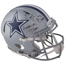 Ezekiel Elliott Autographed &quot;Americas Team&quot; Dallas Cowboys Speed Helmet Fanatics - £644.24 GBP