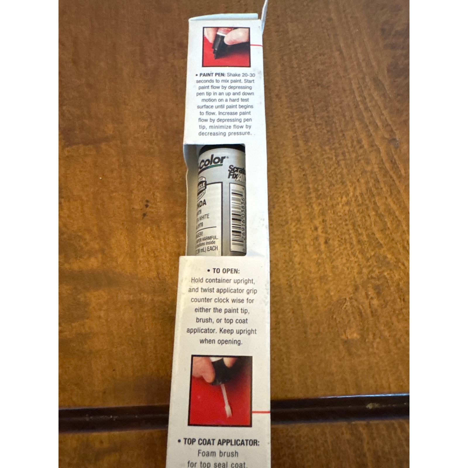 Dupli-Color AHA0978 Honda Taffeta White NH578 All-in-1 Touch-Up Paint Item image 2