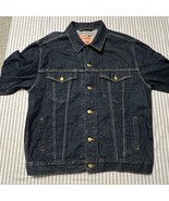 Levis Trucker Jacket Mens Extra Large Blue Dark Wash Red Tab Standard De... - $587.13 MXN