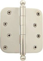 Grandeur Hardware 809724 4&quot; Ball Tip Residential Hinge with 5/8&quot; Radius Corners, - £23.66 GBP