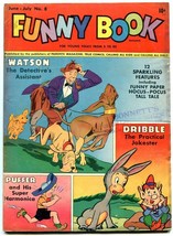 Funny Book #8 1946- Watson -Sherlock Holmes cover- Funny Animals VG/F - $72.75