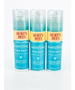 Burts Bees Mattifying Reduce Shine Bamboo Powder Face Balm 0.32oz Lot of 3 - $19.30