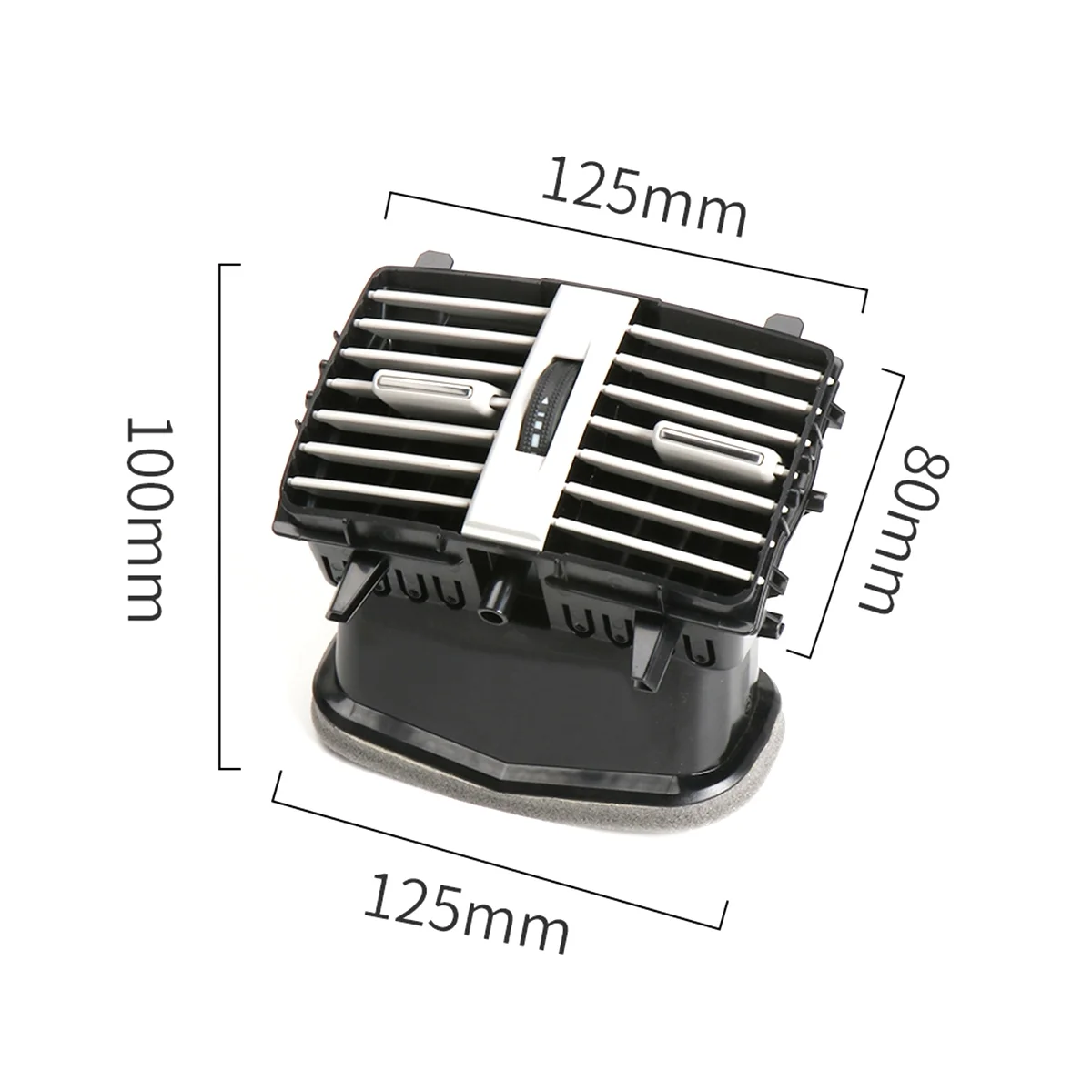 Black Rear Air Conditioner AC Vent embly Ventilation Grille for Mercedes W156 W1 - £327.93 GBP