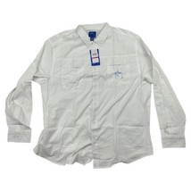Guy Harvey Men&#39;s Long Sleeve Vented Fishing Shirt Size White 2XL NWT - £11.60 GBP