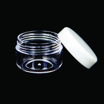Clear Glass Jar w/Twist-Off Lid - 15g - Makeup &amp; Nail Powder Storage - *... - $1.50