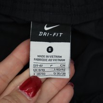 Nike Shorts Womens S Black White Dri Fit Elastic Waist Polyester Logo Pu... - £17.81 GBP