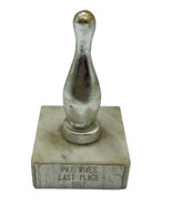 Patuxent River Navy NAS Women Wives Bowling Club Last Place Trophy 1967 - £14.92 GBP