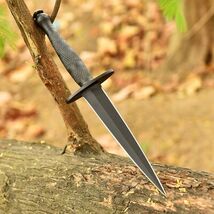 Vintage V-42 Double-Edge British Special Forces WWII Dagger Knife With S... - $39.59