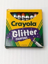 Crayola Vintage 1997 Glitter Crayons 8 Pack Assorted Colors Made in USA  - $24.75