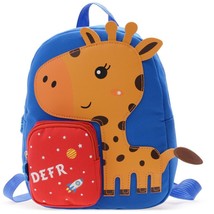 Canvas Children School Backpack Children BackpaKindergarten Animal Giraffe Kids  - £29.21 GBP