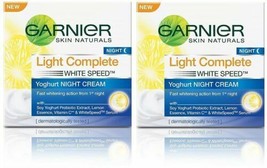 Garnier Skin Naturals, Light Complete Night Cream, 40 gm x 2 pack Free shipping - £21.44 GBP