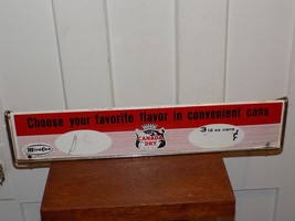Vintage Canada Dry Miro Can Metal Rack Topper Sign in Frame - $2,645.41 MXN