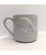 2016 Starbucks Coffee Mug Ceramic Cup Gray Mermaid Siren Raised 12 oz - £13.37 GBP