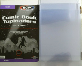 3 Loose BCW Silver Age Comic Book Topload Holder Toploaders New - £13.54 GBP