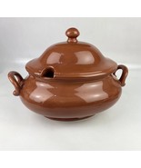 Pottery Barn Sausalito Terracotta Bowl Soup Tureen Thanksgiving Dish Ser... - €46,91 EUR