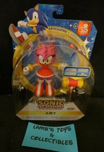 Sonic the Hedgehog 30th Anniversary 4&quot; Amy Action Figure Hammer Jakks Pacific  - £46.36 GBP