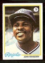 Kansas City Royals John Mayberry 1978 Topps # 550 Ex - £0.40 GBP