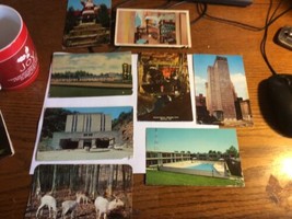Lot of 7 Early /Vintage Postcards , Santa Claus Indiana, Walker Tavern And More. - £14.36 GBP