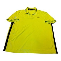 Nike Evan’s Prairie Lime Green Polo Golf Shirt XXL Tour Performance Sport - £22.33 GBP
