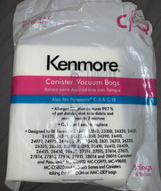 Kenmore Q &amp; C Vacuum Cleaner Bags Open pack of 7 Bags 50104 Canister - £8.93 GBP