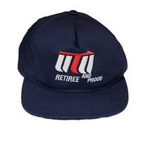 VTG Trucker Hat Snapback United Transportation Union Retiree &amp; Proud Emb... - $562.72 MXN