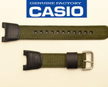 CASIO Original Twin Sensor  WATCH BAND Strap SGW-100B SGW100B Green Cloth - $36.95