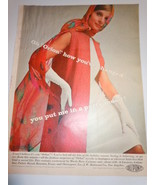 Vintage Du Pont Orlon Mod Dress Print Magazine Advertisement 1963 - €7,83 EUR