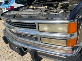 1994 1998 Chevrolet 2500 OEM Grille Chrome With All Lights Decent Shape - $185.63