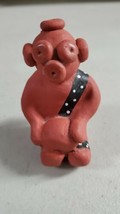 Vintage Handmade Hand Painted Clay Figurine Magnet Native Inspired - $34.65