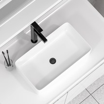Rectangular Vessel Sink - Fulorni 24&quot;X14&quot; Bathroom Vessel Sink Large Rec... - $58.99