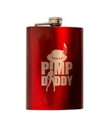 8oz RED Pimp Daddy Flask L1 - $21.55