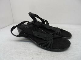 Easy Street Women's Slip-On Natara Strap Sandals 30-4991 Black Size 8.5M - $17.80