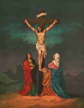 14449.Decor Poster print.Room wall art design.Jesus Crucifixion.Christ bible - £12.73 GBP+