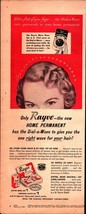 Vintage 1950 Rayve Home Permanent Dial A Wave ad NOSTALGIC E5 - £20.76 GBP